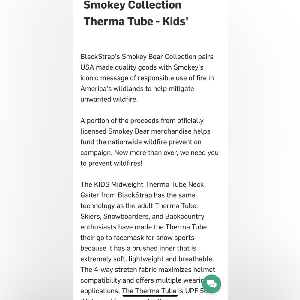 Smokey Collection Therma Tube - Kids' BlackStrap - Picture 10 of 11